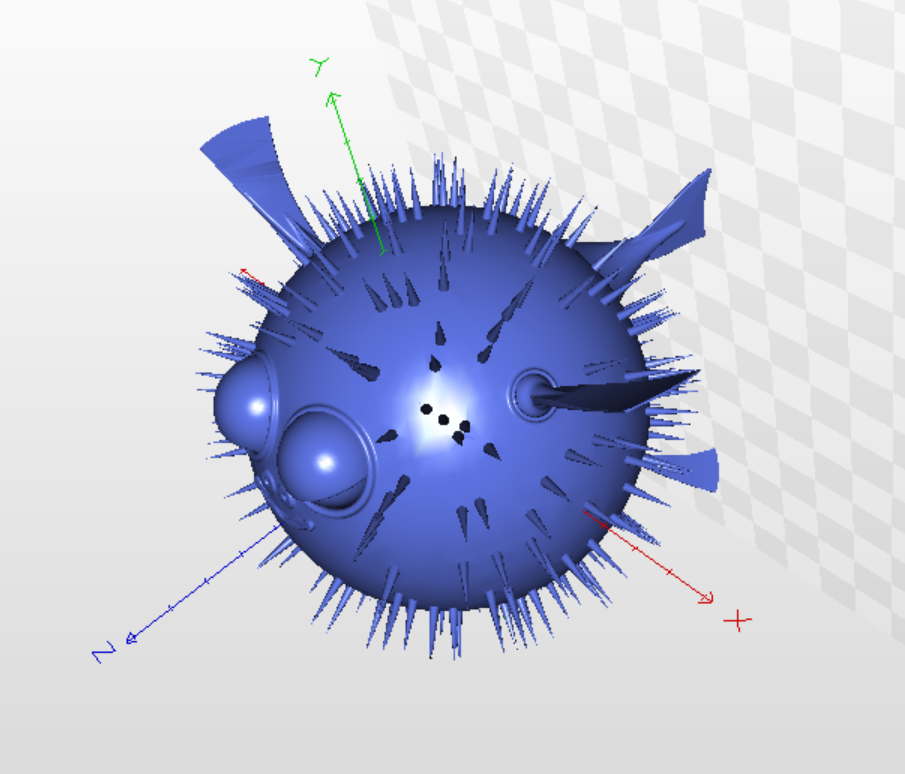 海洋生物鱼类Mister Puffy